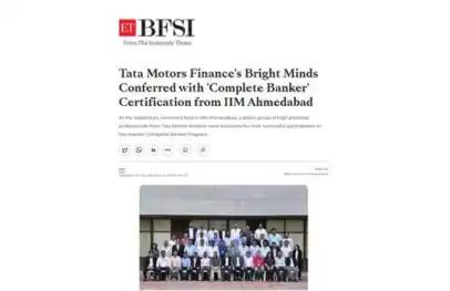 Tata Motors Finance joins with SPJIMR to launch ‘Young Banker’ program
