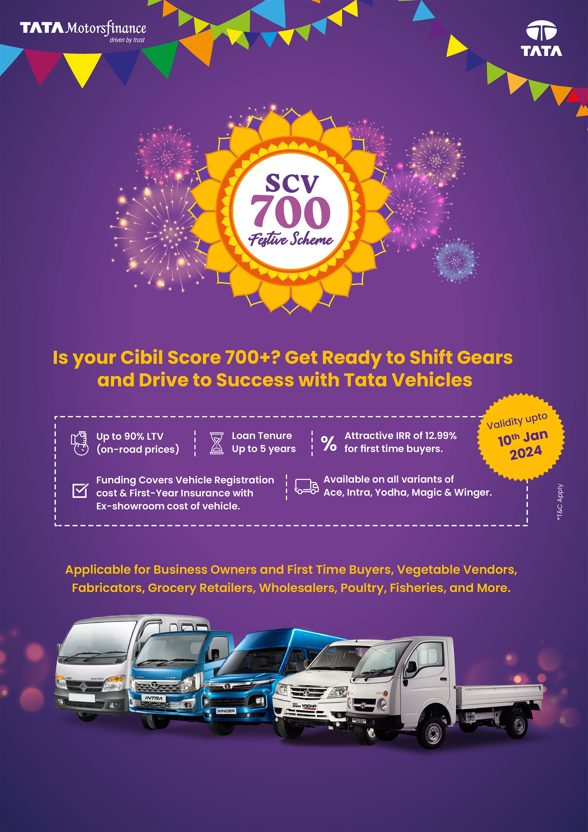 SCV 700 Festive Scheme